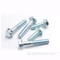 DIN6921 Blue White Zinc Hexagon Bolt με φλάντζα